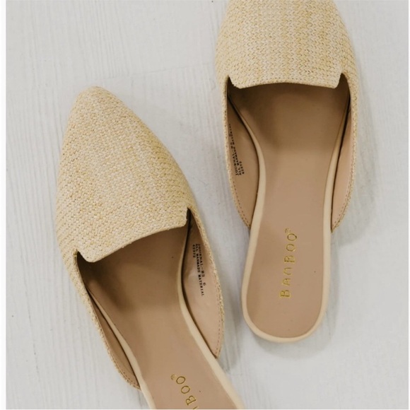 New Bamboo The Journal Raffia Mule Women’s Size 7 - Picture 2 of 14